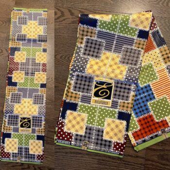 1 yard Polyester African Ankara Fabric Patchwork