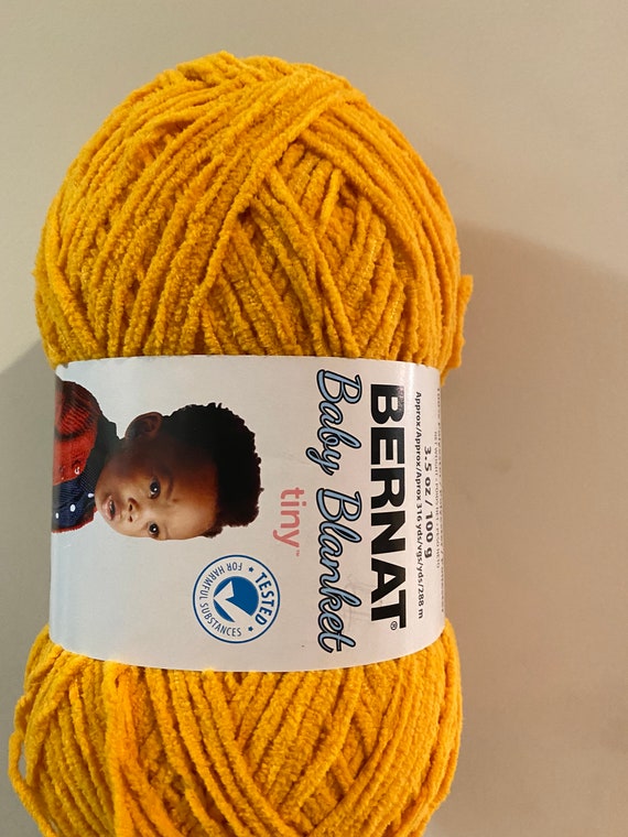 Bernat Baby Blanket Tiny Yarn (100 G/3.5 Oz), Brown Bear