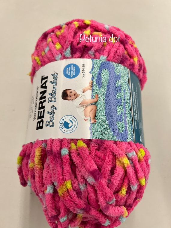 Bernat Baby Blanket Yarn-Little Denim Print 161103-3116 - GettyCrafts