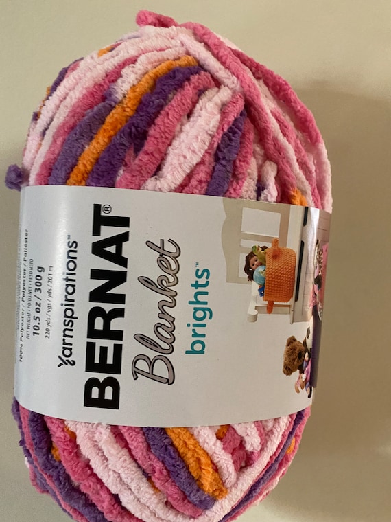 Bernat Blanket Brights, Pixie Pink, 10.5 oz