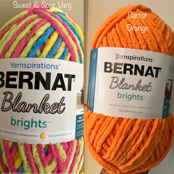 Bernat Blanket Brights - Yarn, surf varg. Colour: blue