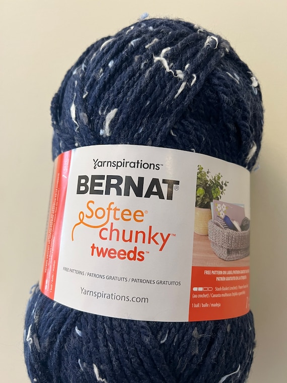 Bernat Softee Chunky Tweeds Yarn – 80g – Hyacinth Tweed – Yarns by  Macpherson