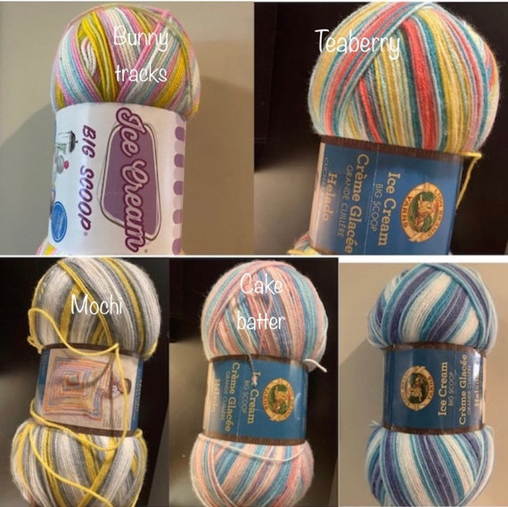 Lion Brand Ice Cream Big Scoop yarn - HandcraftdLuv Inc