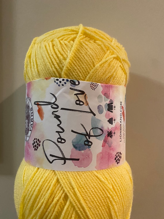 Lion Brand Yarn Pound of Love, Value Yarn, Large Yarn for Knitting and  Crocheting, Craft Yarn, Umber