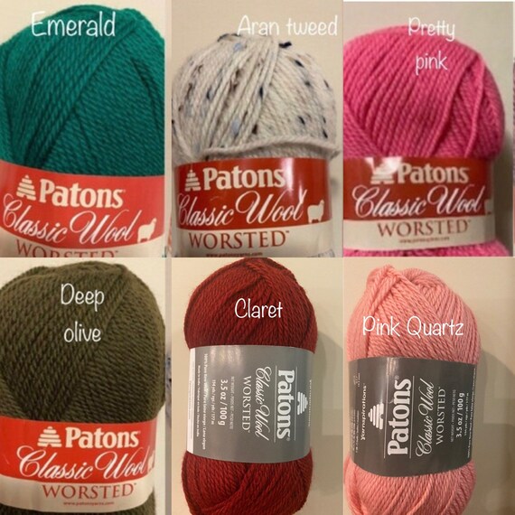 Patons Classic Wool Worsted - HandcraftdLuv Inc
