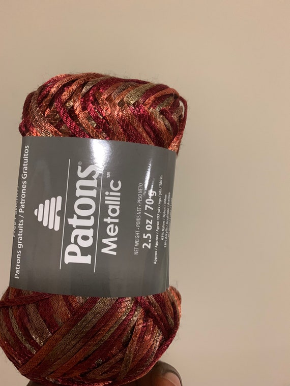 Patons Metallic Yarn - HandcraftdLuv Inc