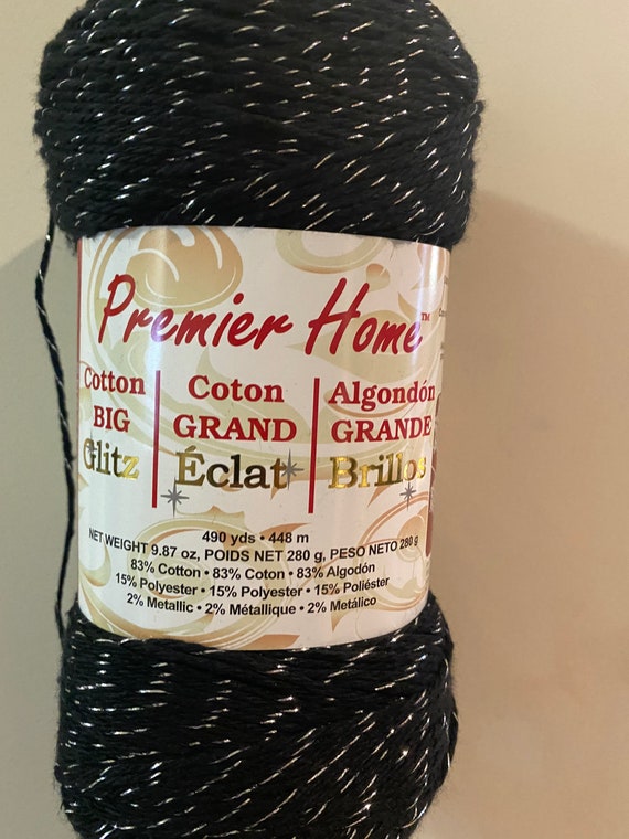 Premier Home Cotton Yarn-Black