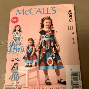 Sewing Pattern  McCALL'S   M6875