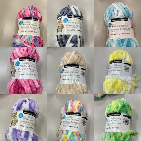Spring Chenille™ Yarn by Loops & Threads® - HandcraftdLuv Inc